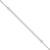 Sterling Silver 1.1mm Diamond-cut Round Box Chain w/4in ext.