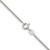 Sterling Silver 1.25mm 8 Sided Diamond-cut Box Chain - QB-D152304A-4666