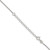 Sterling Silver 1.25mm Round Box Chain w/2in ext.