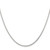 Sterling Silver 1.25mm Round Spiga Chain w/4in ext.
