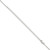 Sterling Silver 1.2mm Snake Chain w/4in ext.