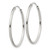 Sterling Silver 1.3mm Hoop Earrings - QE-45CA2439-2911