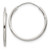 Sterling Silver 1.3mm Hoop Earrings - QE-62D2199E-7751