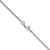 Sterling Silver 1.45mm 8 Sided D/C Double Spiga Chain - QD-63AA7FDA-9923