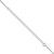Sterling Silver 1.5mm Diamond-cut Round Box Chain w/4in ext.