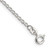 Sterling Silver 1.5mm Open Elongated Link Chain Anklet - QL-28FDC213-8719