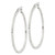 Sterling Silver 1.5x40mm Hoop Earrings