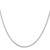 Sterling Silver 1.6mm Loose Rope Chain w/2in ext.