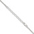 Sterling Silver 1.6mm Round Spiga Chain w/2in ext.