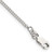 Sterling Silver 1.75mm Curb Chain Anklet - QC-03E14BAE-1096