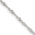 Sterling Silver 1.75mm Singapore Chain w/4in ext.