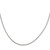 Sterling Silver 1.7mm Diamond-cut Round Spiga Chain w/4in ext.