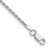 Sterling Silver 1.85mm Diamond-cut Rope Chain Anklet - QD-A2030CF1-4887