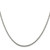 Sterling Silver 1.85mm Diamond-cut Rope Chain w/4in ext.