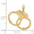 14K 2-Piece Handcuffs Charm - C2-9B8D40AD-8473
