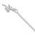 Sterling Silver 10inch Solid Polished Palm Tree Anklet - QG-1B1841C3-4920