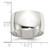 Sterling Silver 12mm Half Round Size 7 Band