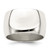 Sterling Silver 12mm Half Round Size 9 Band