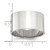 Sterling Silver 12mm Lightweight Flat Size 13 Band