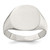 Sterling Silver 14x15mm Closed Back Signet Ring - QR-82C891A5-6252