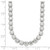 Sterling Silver 17in Rhodium-plated Fancy Mulitple CZ Necklace