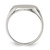 Sterling Silver 17x13mm Closed Back Signet Ring - QR-04BC77CC-6478