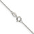 Sterling Silver 1mm 8 Sided D/C Cable Chain - QP-7649AC50-1703