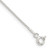 Sterling Silver 1mm Round Spiga Chain Anklet - QS-E003BBA9-2015