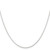 Sterling Silver 1mm Round Spiga Chain w/4in ext.