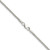 Sterling Silver 2.1mm Diamond-cut Square Spiga Chain - QD-51892005-8072