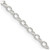 Sterling Silver 2.25mm Oval Cable Chain - QF-88202EBA-1875