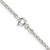 Sterling Silver 2.2mm Diamond-cut Cable Chain - QH-84421E36-2444