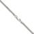 Sterling Silver 2.5mm 8 Sided D/C Double Spiga Chain - QD-9E2294E7-6128