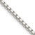 Sterling Silver 2.5mm 8 Sided Diamond-cut Box Chain - QB-5C6146AB-7948