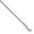 Sterling Silver 2.5mm Diamond-cut Square Spiga Chain - QD-1966461F-3494