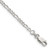 Sterling Silver 2.5mm Figaro Chain Anklet - QF-5B2BFDC3-4534