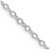 Sterling Silver 2.5mm Flat Open Oval Cable Chain - QP-C0A73456-2523
