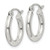 Sterling Silver 2.5mm Round Hoop Earrings - QE-AAFE3010-3582