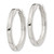 Sterling Silver 2.5x25mm Hinged Hoop Earrings