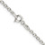 Sterling Silver 2.6mm Diamond-cut Cable Chain - QH-0F329C5F-4598