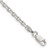 Sterling Silver 2.75mm Diamond-cut Forzantine Cable Chain - QP-3176B4C7-7230