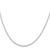 Sterling Silver 2mm Beaded Chain w/4in ext.