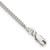 Sterling Silver 2mm Curb Chain Anklet - QC-BD903933-3354