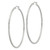 Sterling Silver 2mm Polished/Satin D/C Hoop Earrings - QE-8735F6DB-2193