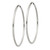 Sterling Silver 2x55mm Endless Hoop Earrings