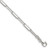 Sterling Silver 3.5mm D/C Paperclip Chain - QD-495F9564-8463