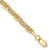 14k 3.8mm Tri-color Gold Pav‚ Valentino Chain