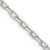 Sterling Silver 3.75mm Diamond-cut Long Link Cable Chain - QA-262B2594-5352