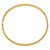 14k 3/16 High Polished 5.00mm Hinged Oval Bangle Bracelet