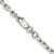 Sterling Silver 3.95mm Beveled Oval Cable Chain - QC-206790FB-5882